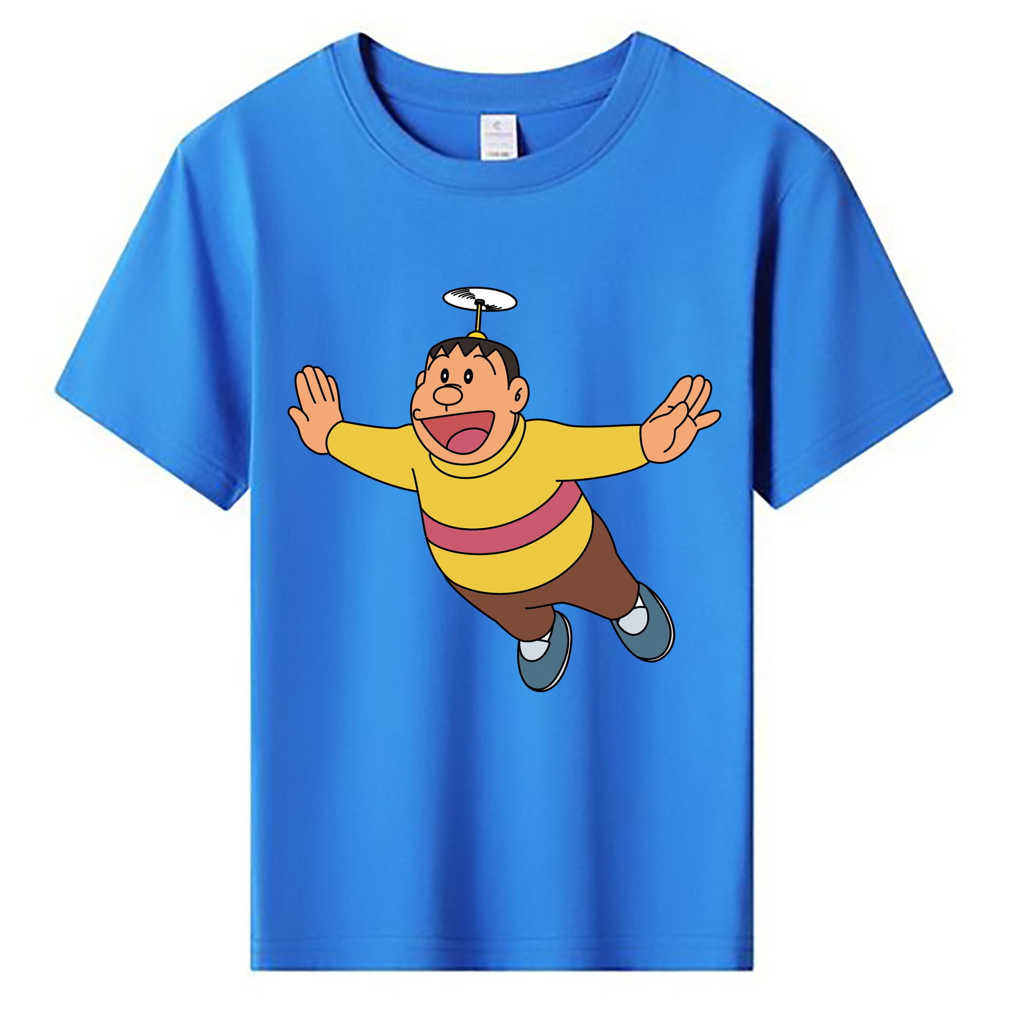 （画像用） ドラえもん 剛田武 Doraemon Gouta Takeshi 綿100％キッズTシャツ（フロントプリント）